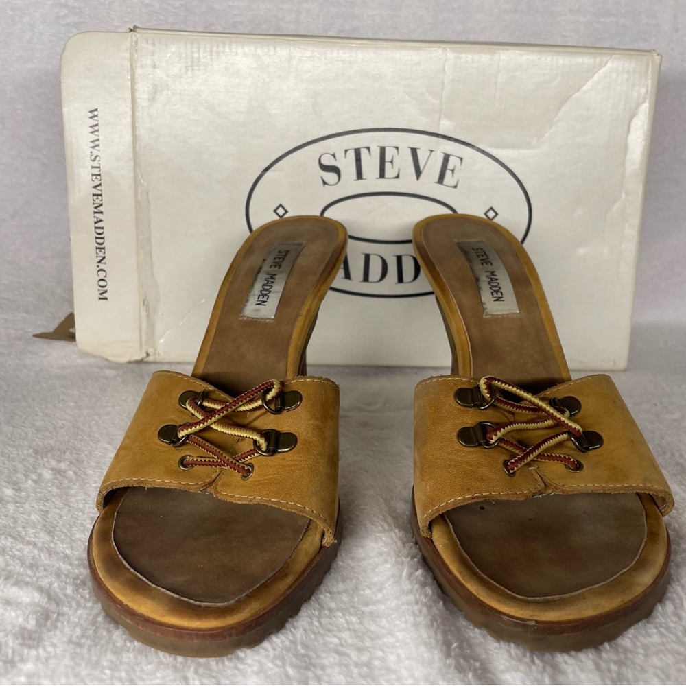 Steve Madden heeled sandals size 8